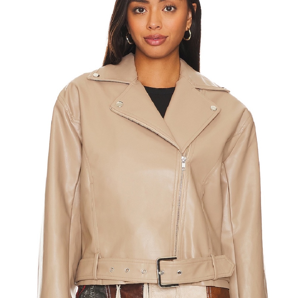Daxton Faux Leather Jacket Lovers and Friends brand: Lovers and Friends